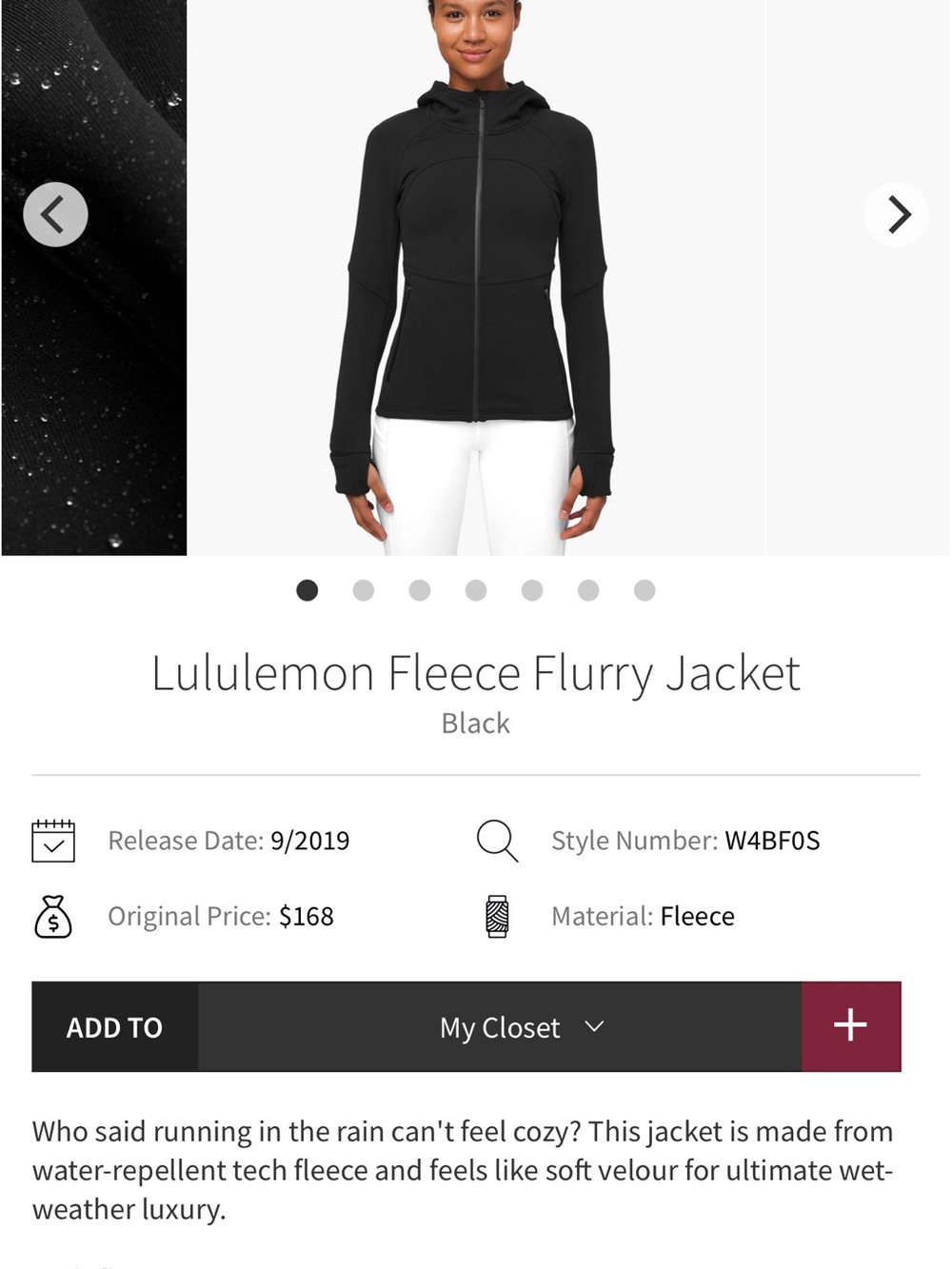 lululemon fleece flurry sweater
